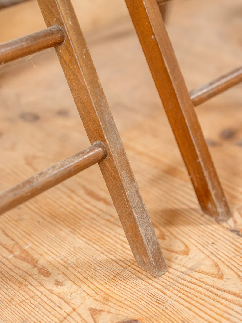 Claude, le lot de 4 chaises pliantes en bois N°1462