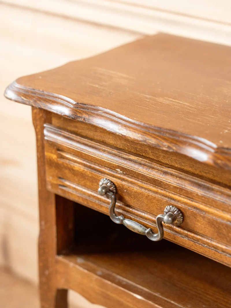 Odile, la paire de tables de chevet en bois N°1494