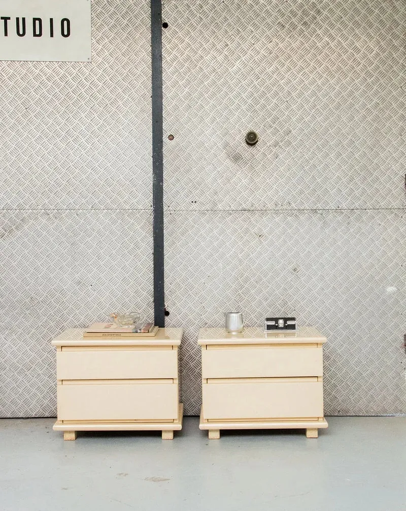 Maïa, la paire de chevets en bois N°154