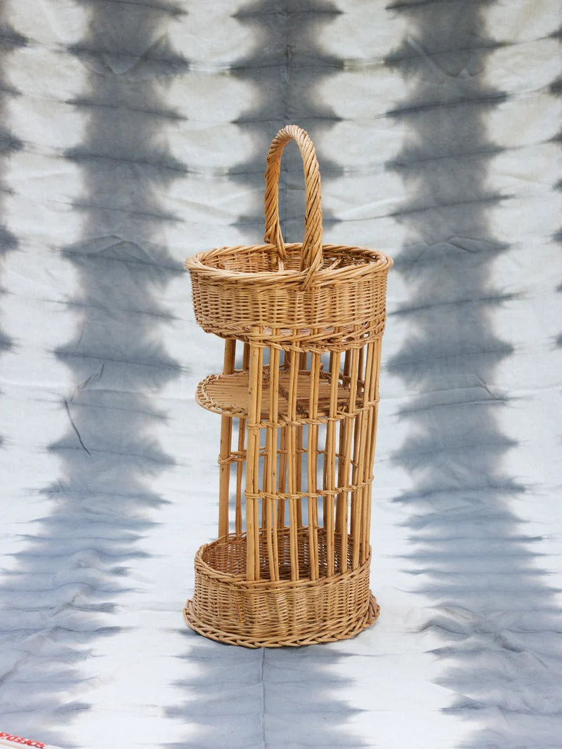 Ambroise, le porte-bouteille en rotin vintage N°947