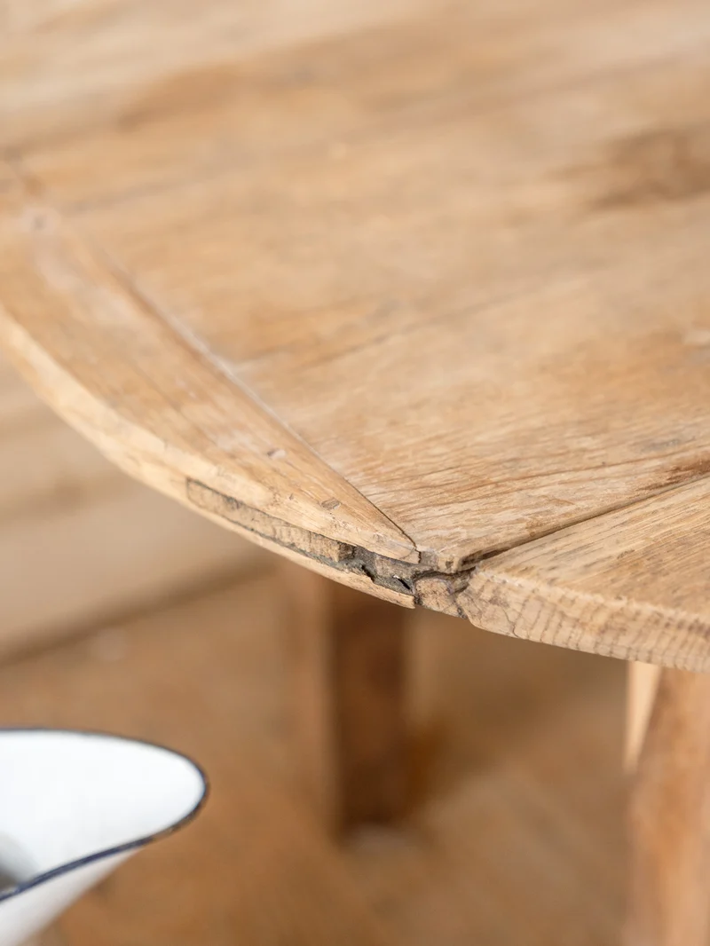 Léonie, la table basse à rabats en chêne N°1105