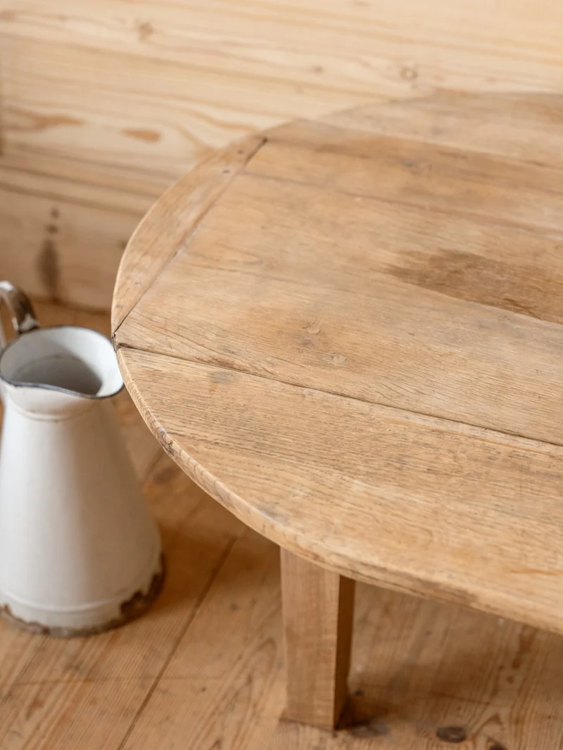 Léonie, la table basse à rabats en chêne N°1105