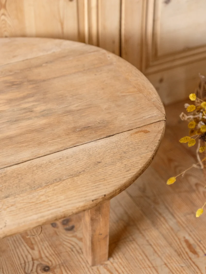 Léonie, la table basse à rabats en chêne N°1105