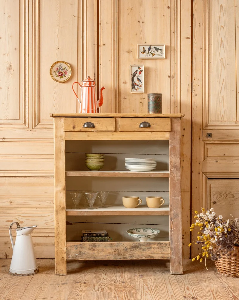 Gilbert, le buffet ouvert en bois N°1740
