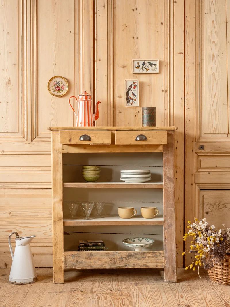 Gilbert, le buffet ouvert en bois N°1740