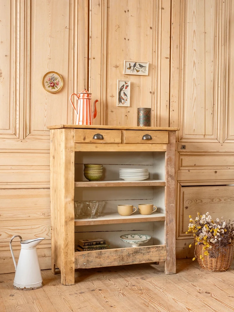 Gilbert, le buffet ouvert en bois N°1740