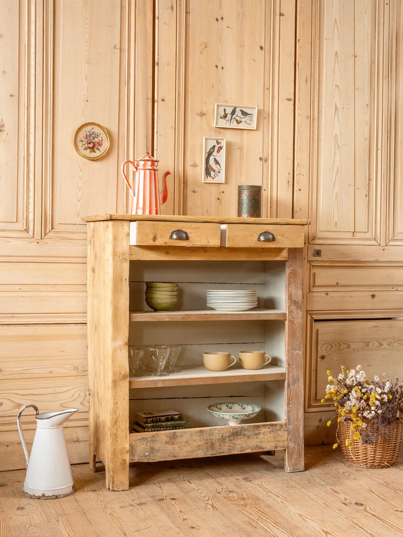 Gilbert, le buffet ouvert en bois N°1740