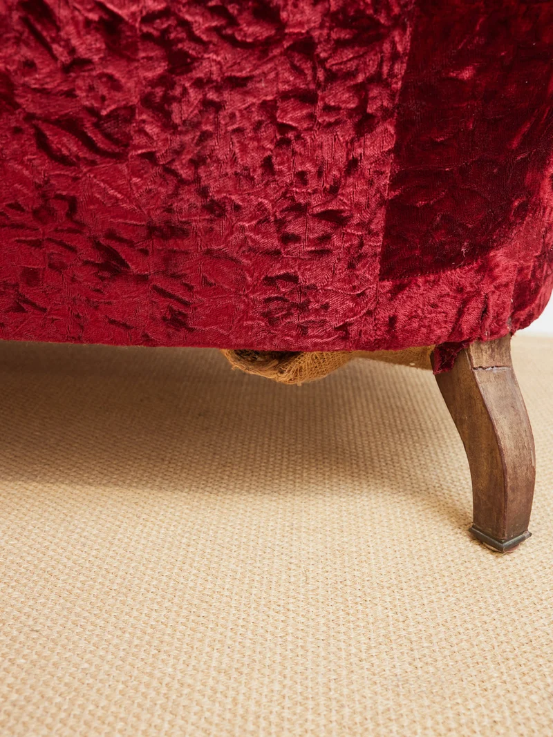 Martine, la banquette double en tissu N°62