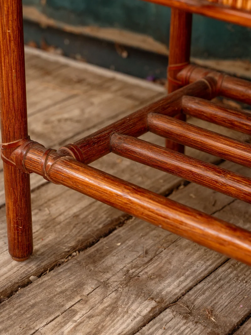 Odile, la table de chevet en rotin N°1492