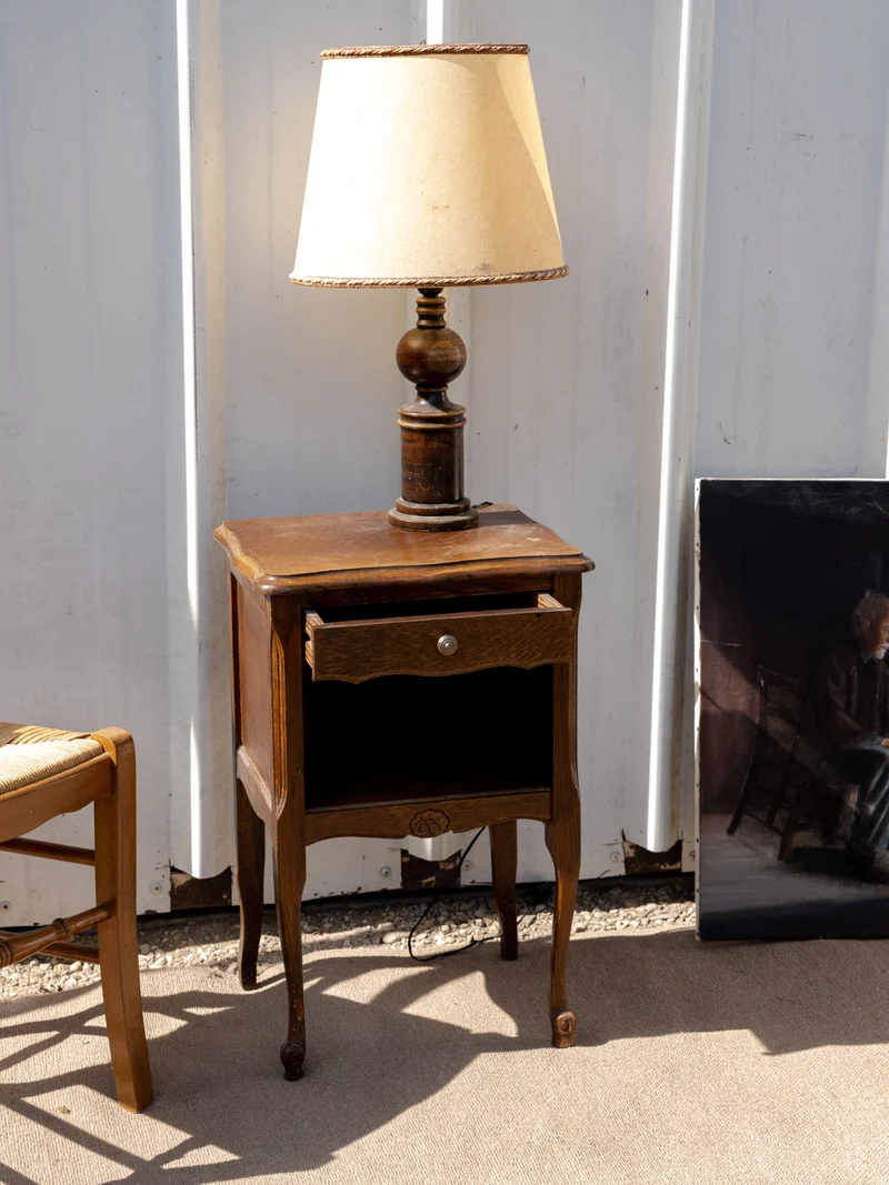 Odile, la table de chevet en bois N°1498