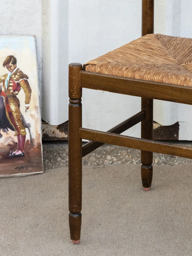 Claude, la chaise en bois et paille N°1473