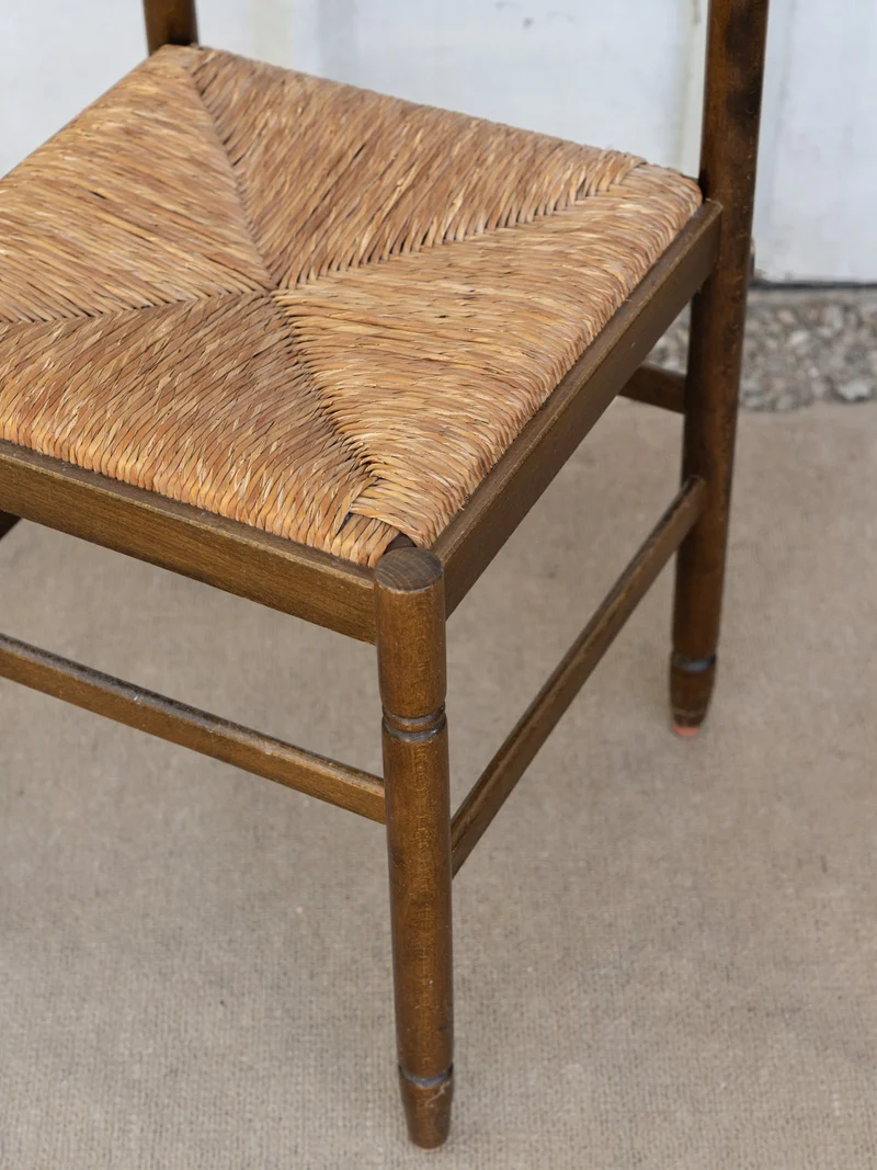 Claude, la chaise en bois et paille N°1473