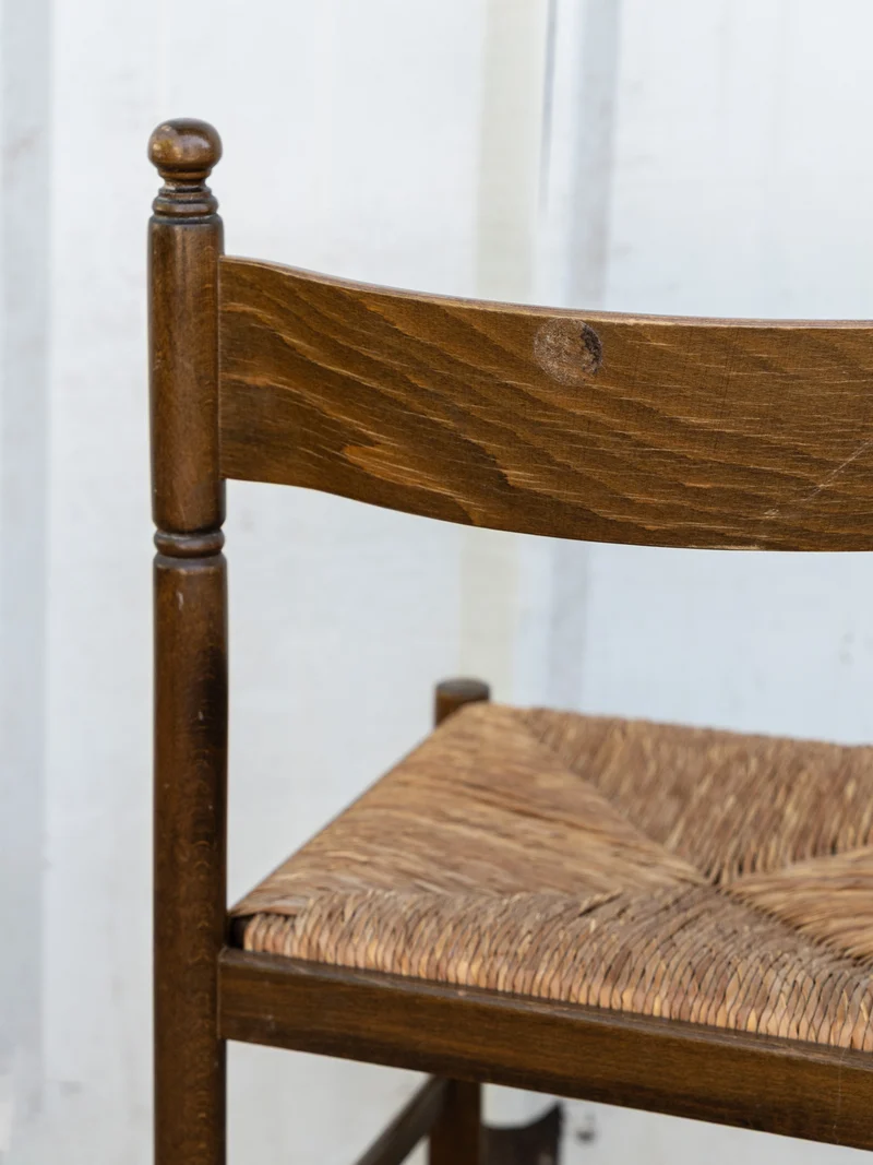 Claude, la chaise en bois et paille N°1473