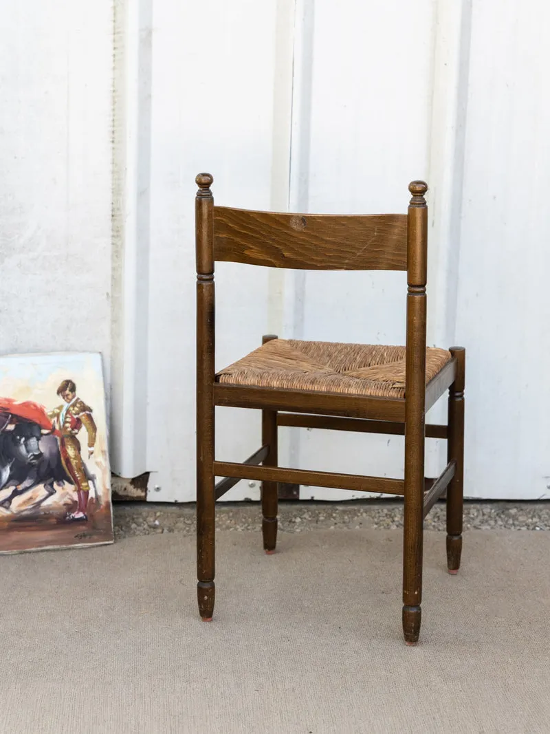 Claude, la chaise en bois et paille N°1473