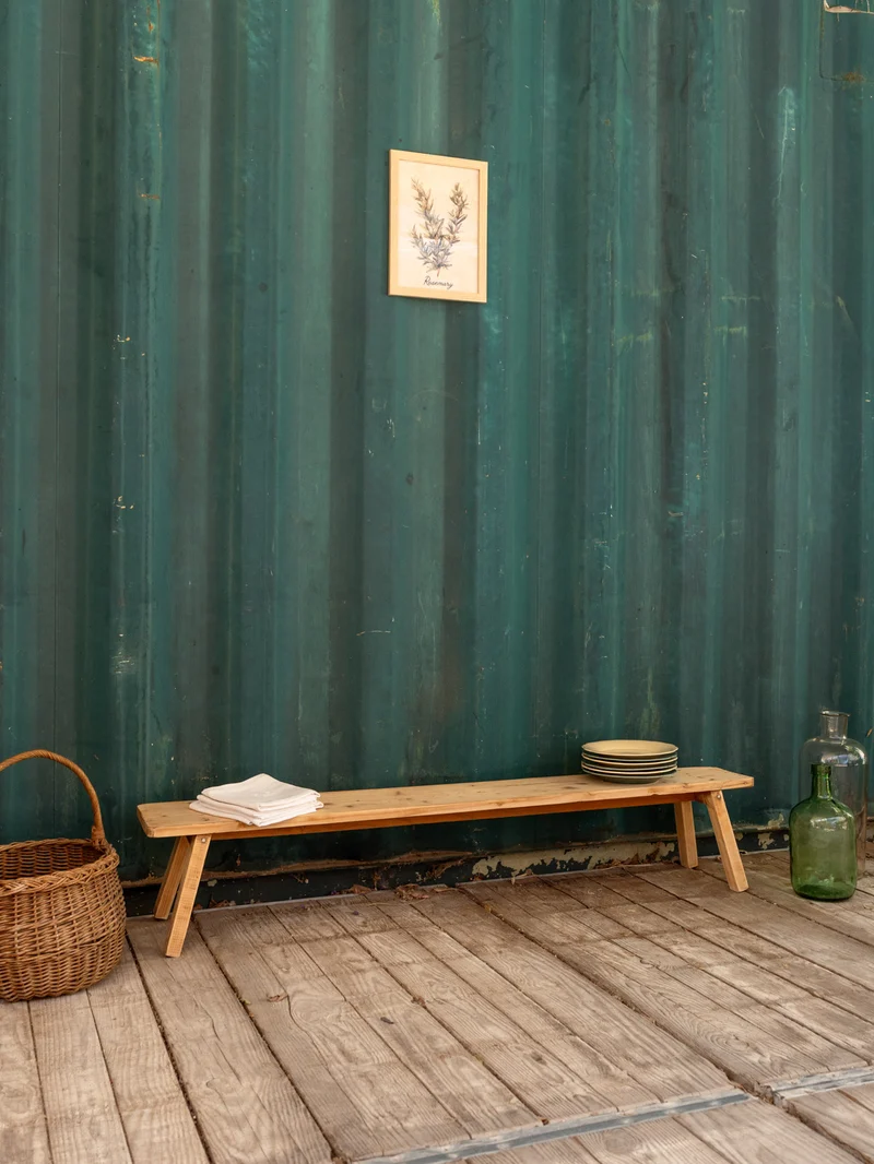 Antoine, le banc en bois N°475