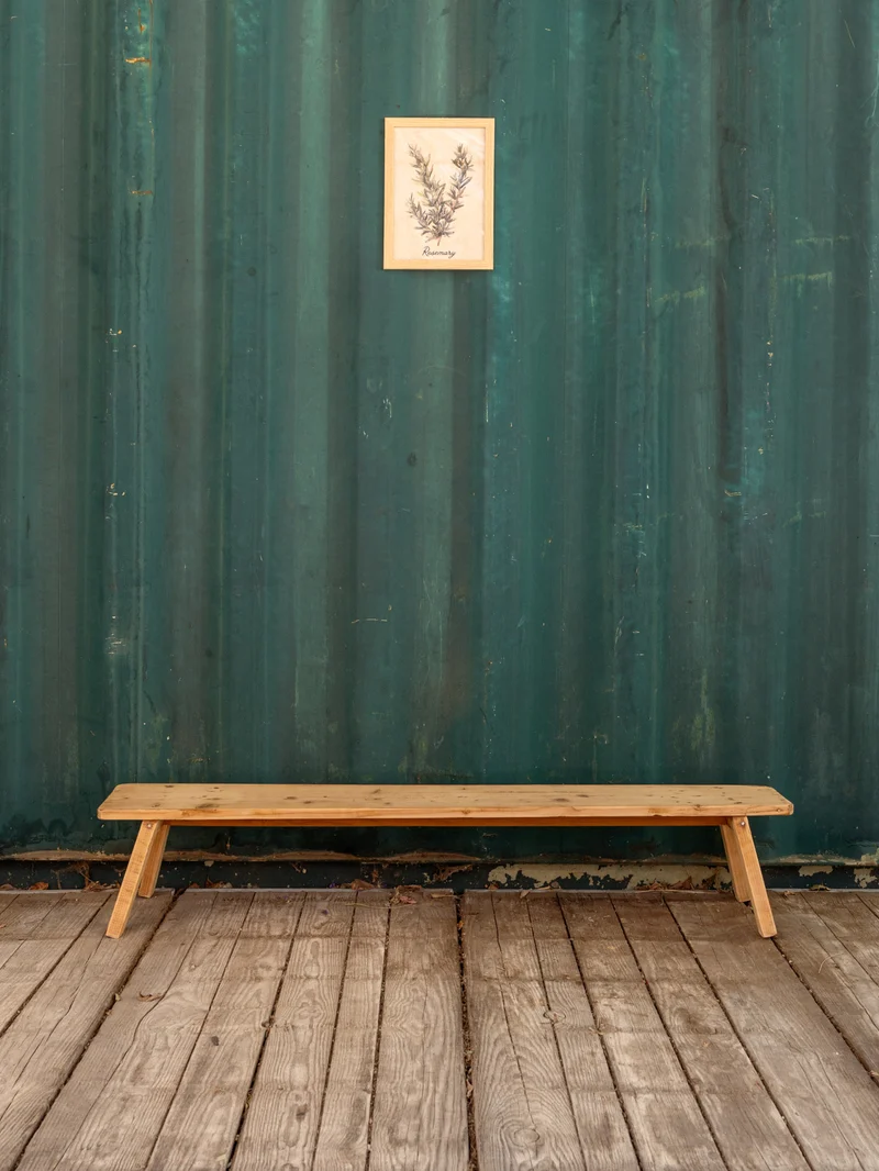 Antoine, le banc en bois N°475