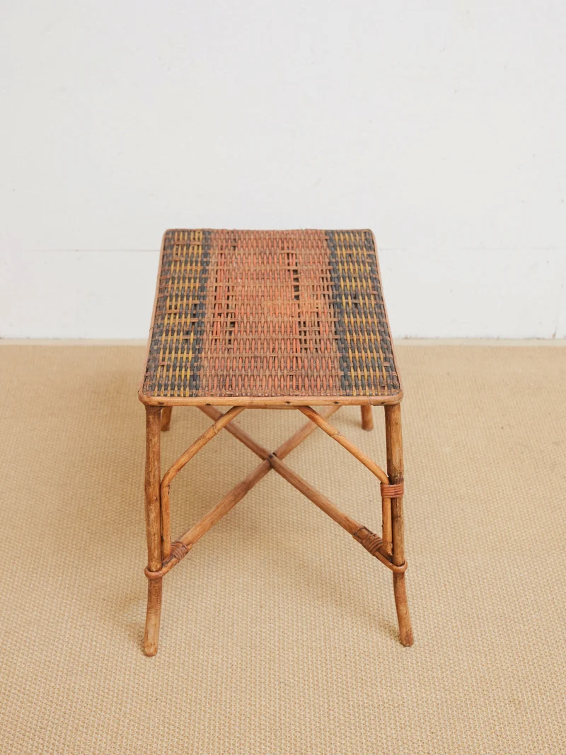 Francine, la table d'appoint en osier N°1437