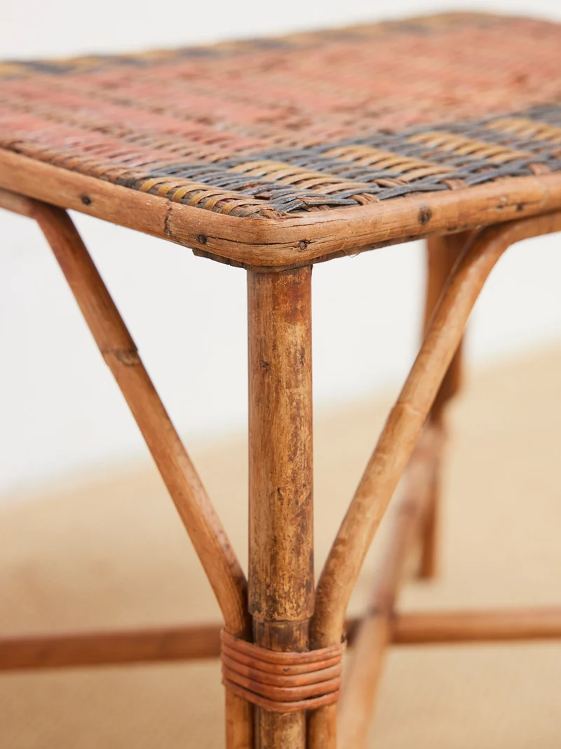 Francine, la table d'appoint en osier N°1437