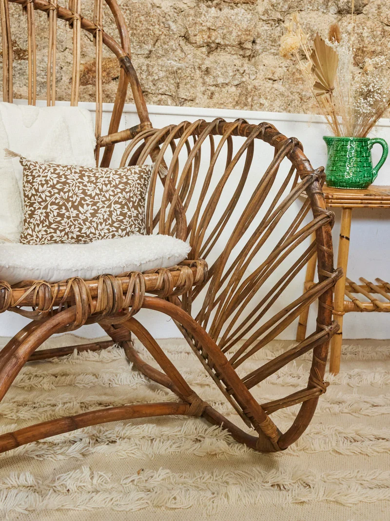 Ernest, le fauteuil en rotin N°1034