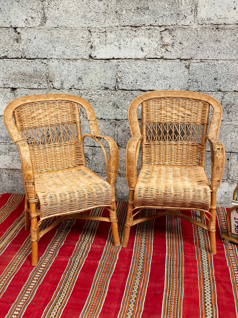 Ernest, le fauteuil en rotin N°1502