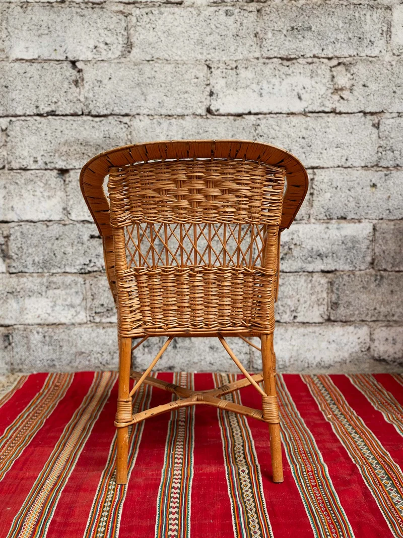 Ernest, le fauteuil en rotin N°1502