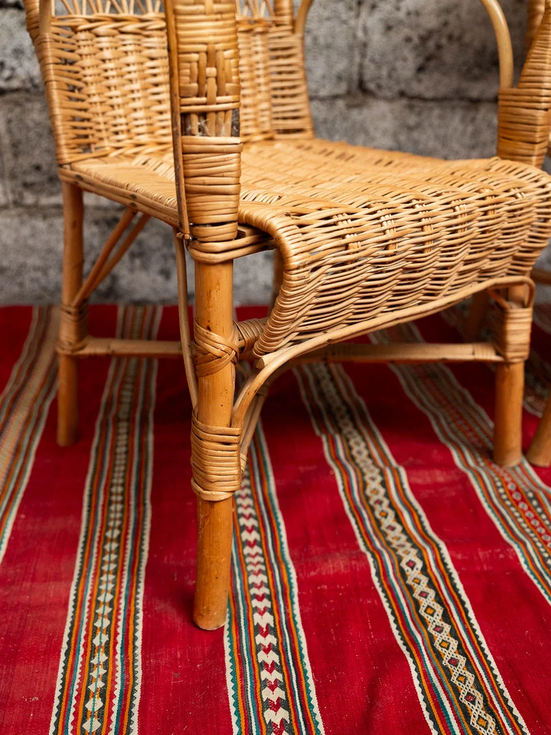 Ernest, le fauteuil en rotin N°1502