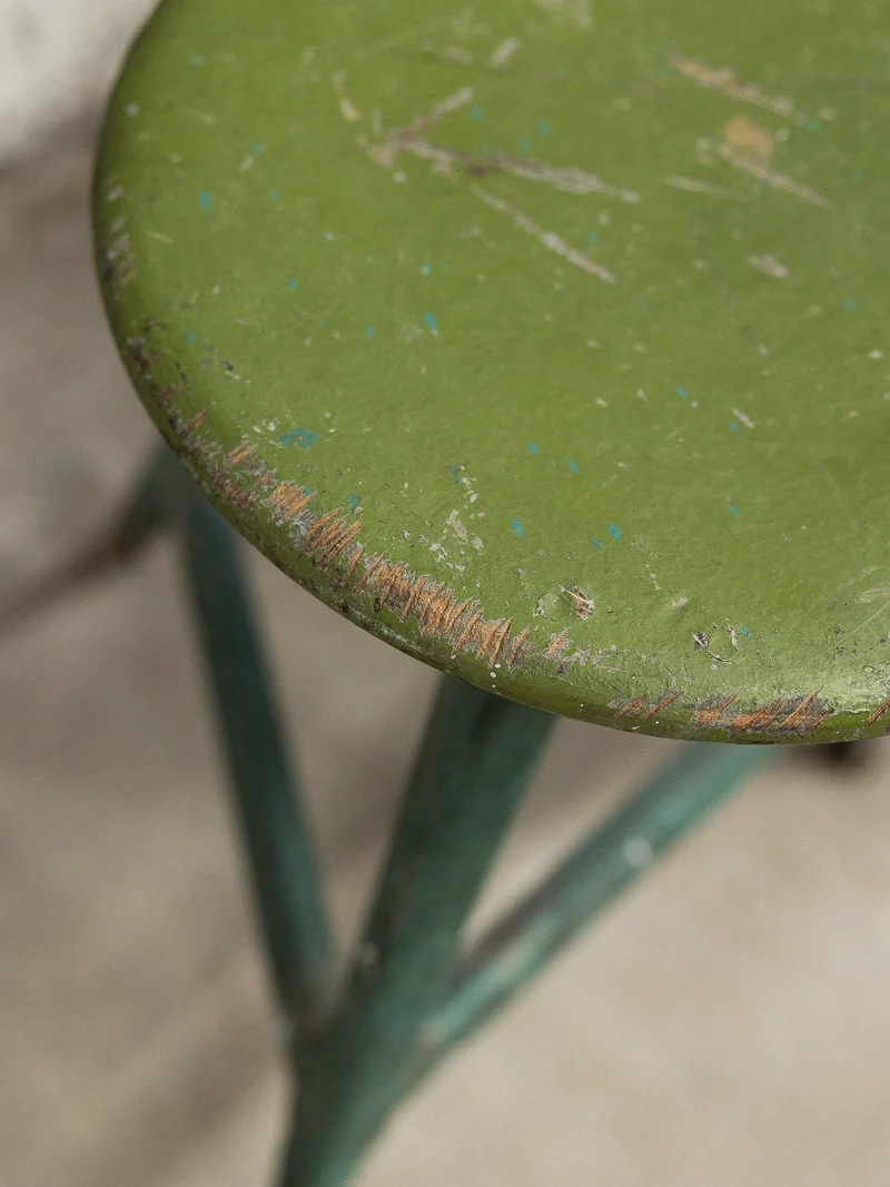 Axel, le tabouret au look vert N°718