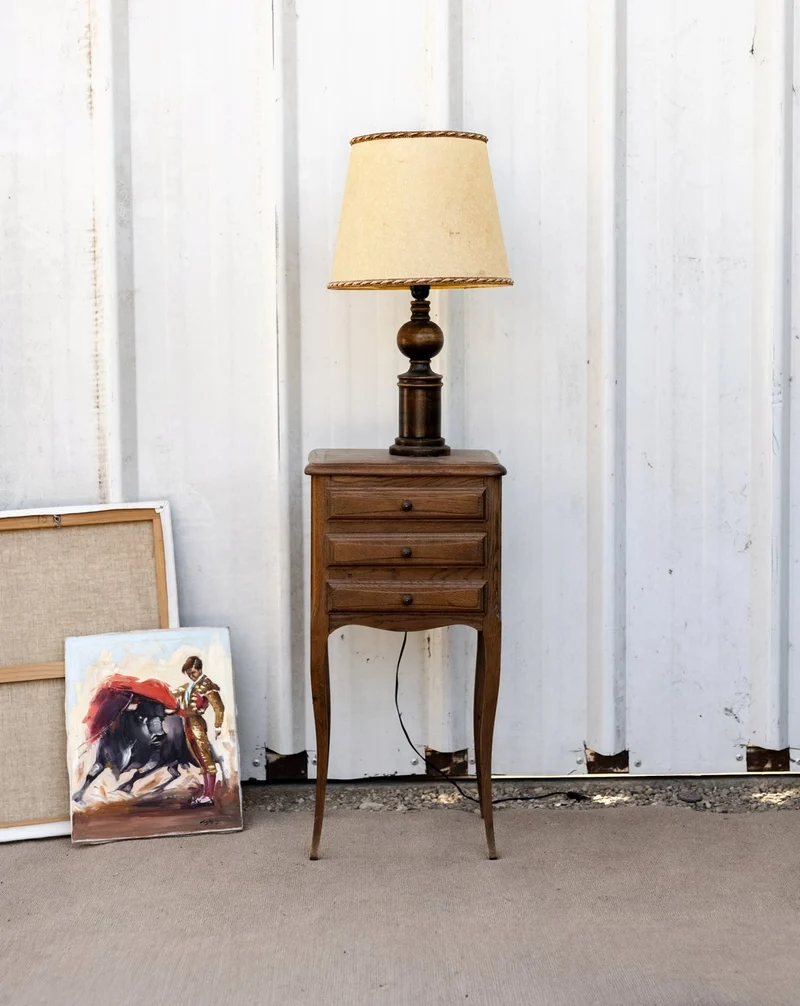 Odile, la table de chevet en bois N°1499