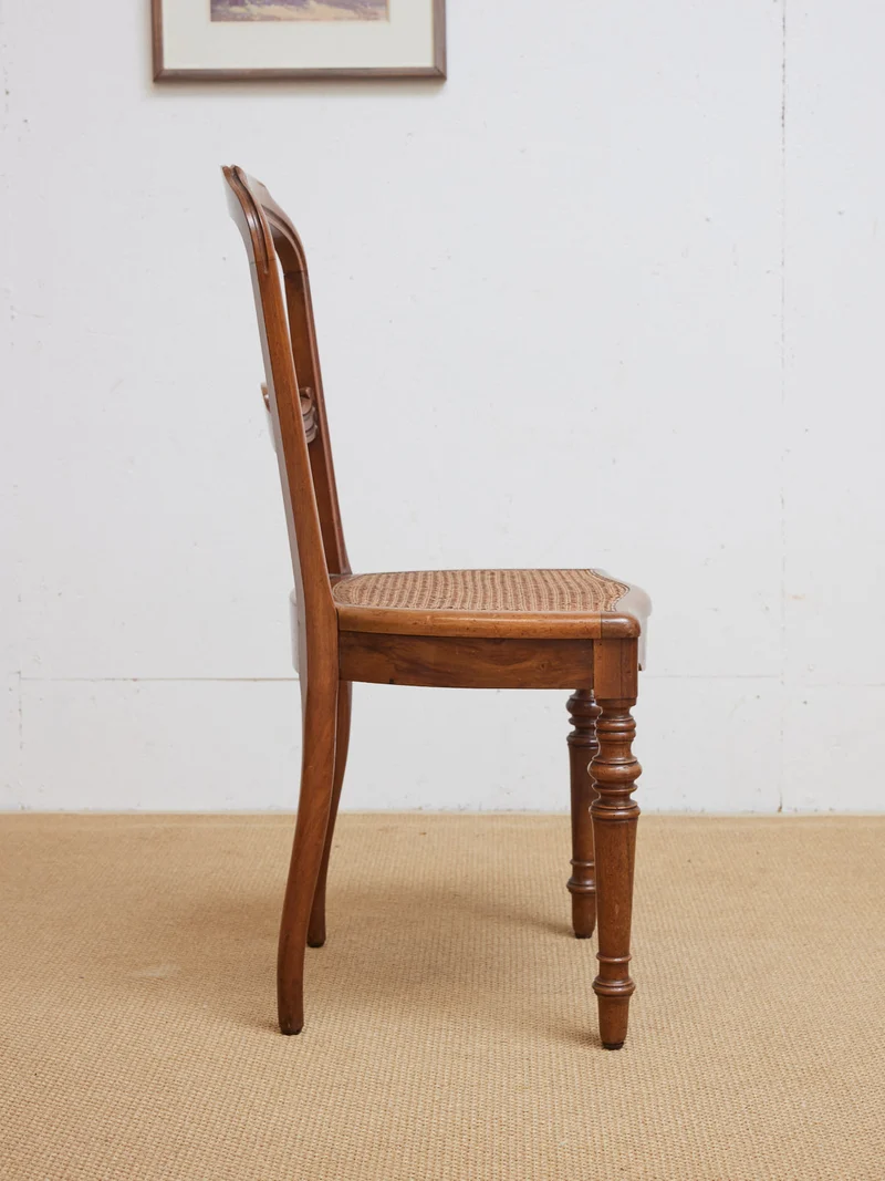 Claude, le lot de 4 chaises cannage N°1468