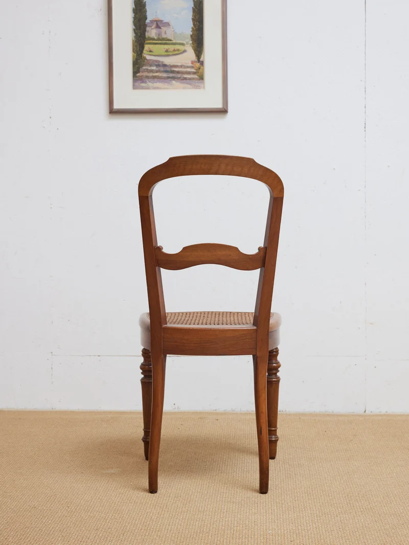 Claude, le lot de 4 chaises cannage N°1468