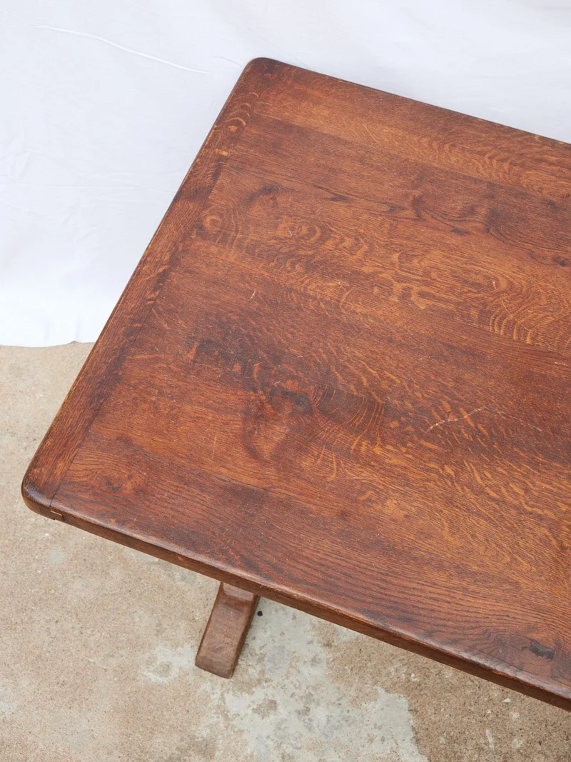 Romy, la table à manger en ébène massif N°1448