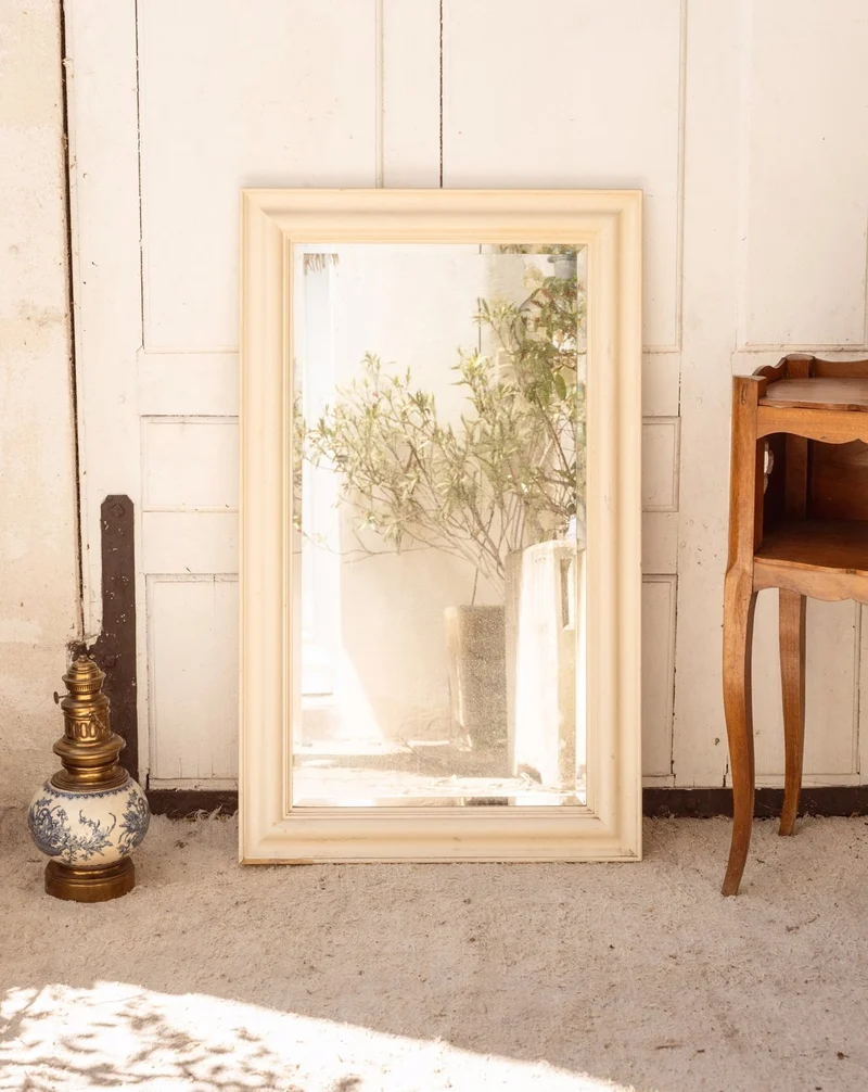 Georges, le miroir en bois beige N°1350