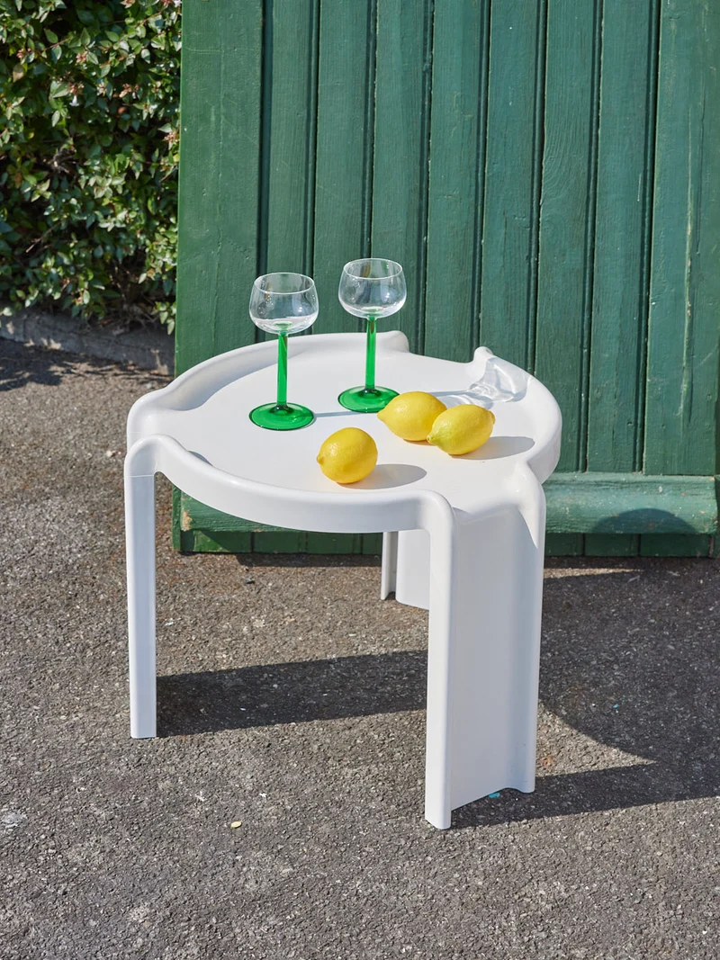 Donna, la table basse design blanche N°1088