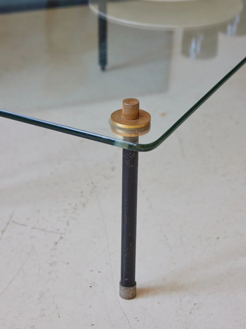 Donna, la table basse en verre vintage N°1090