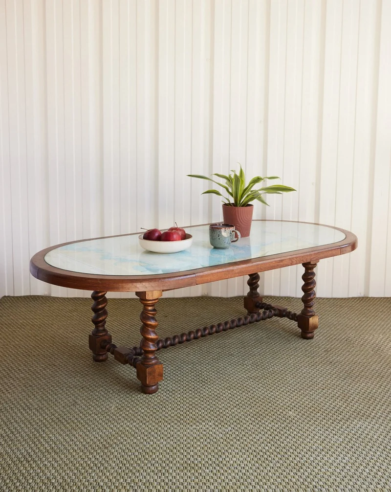 Léonie, la table basse en bois tourné N°1099