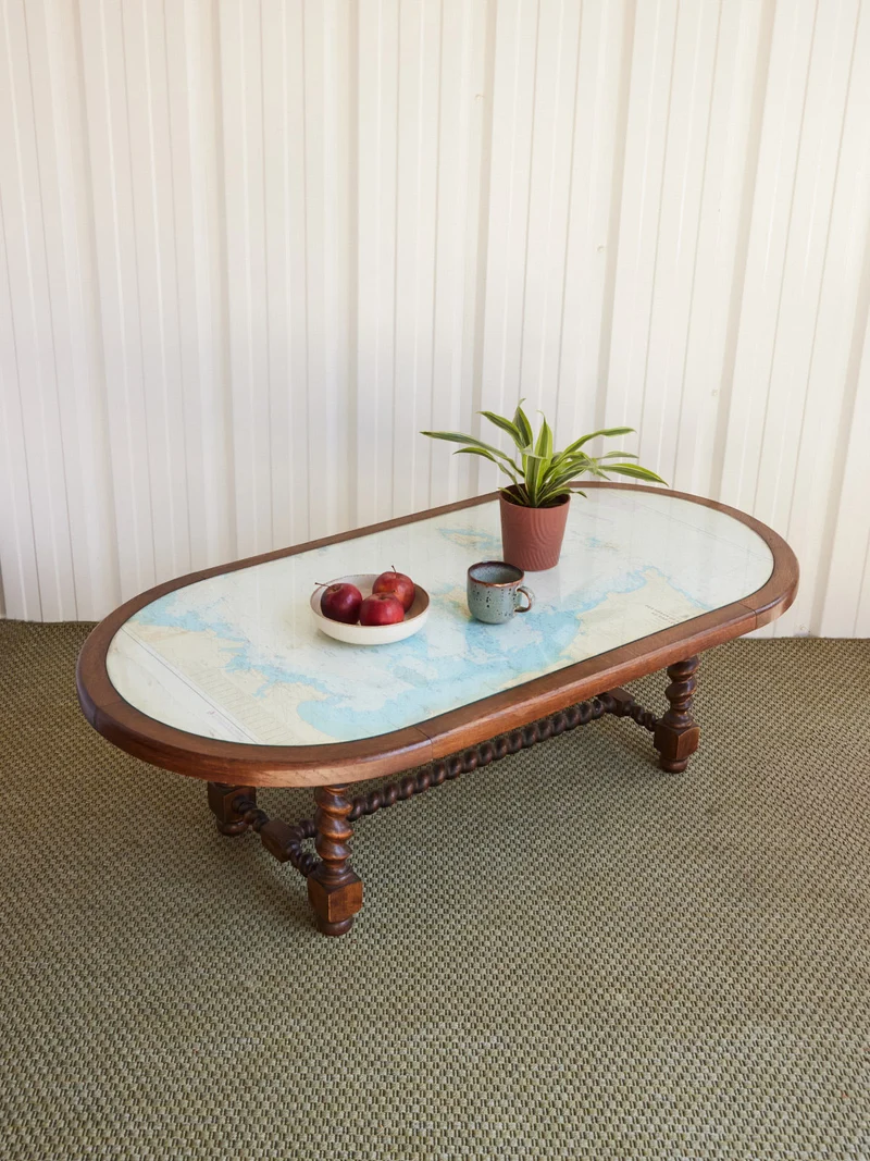 Léonie, la table basse en bois tourné N°1099