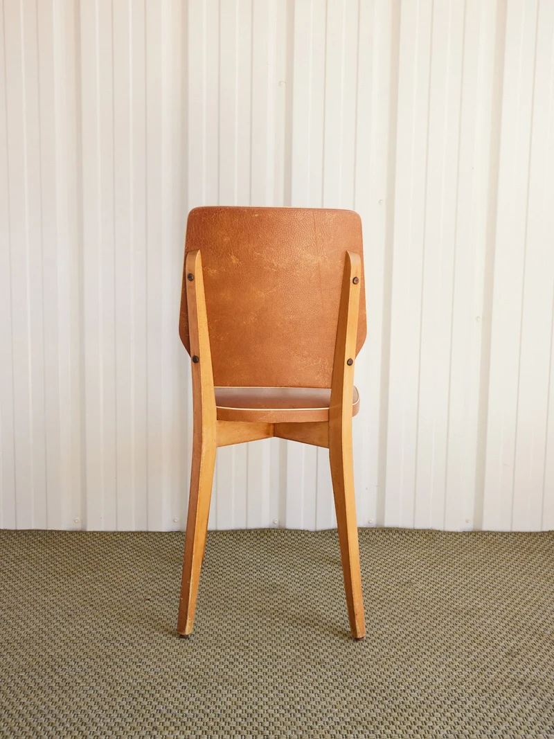 Alma, le lot de 4 chaises en skaï N°1765