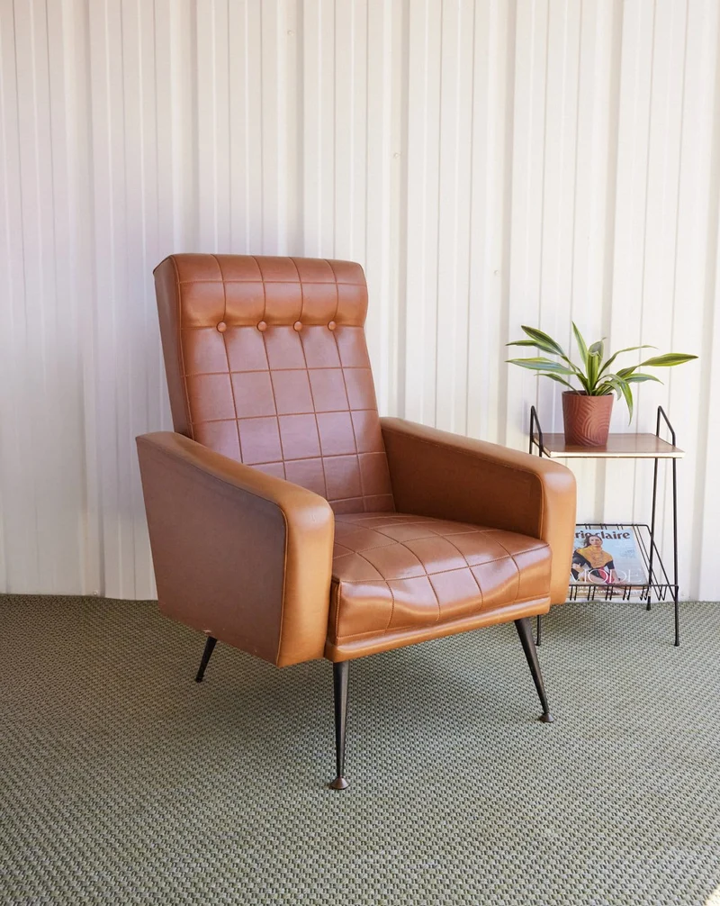 Jakob, le fauteuil en skaï N°1321