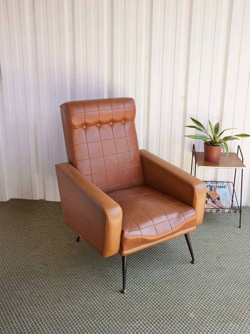 Jakob, le fauteuil en skaï N°1321