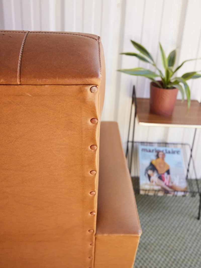 Jakob, le fauteuil en skaï N°1321