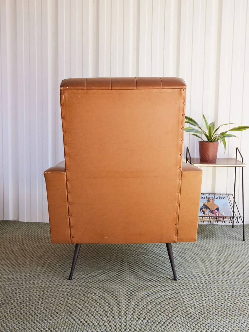 Jakob, le fauteuil en skaï N°1321