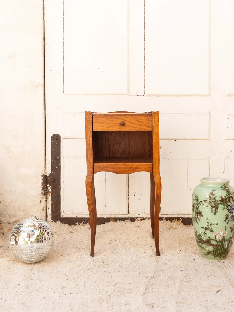 Odile, la table de chevet en bois N°1490