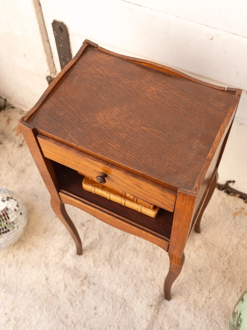 Odile, la table de chevet en bois N°1490