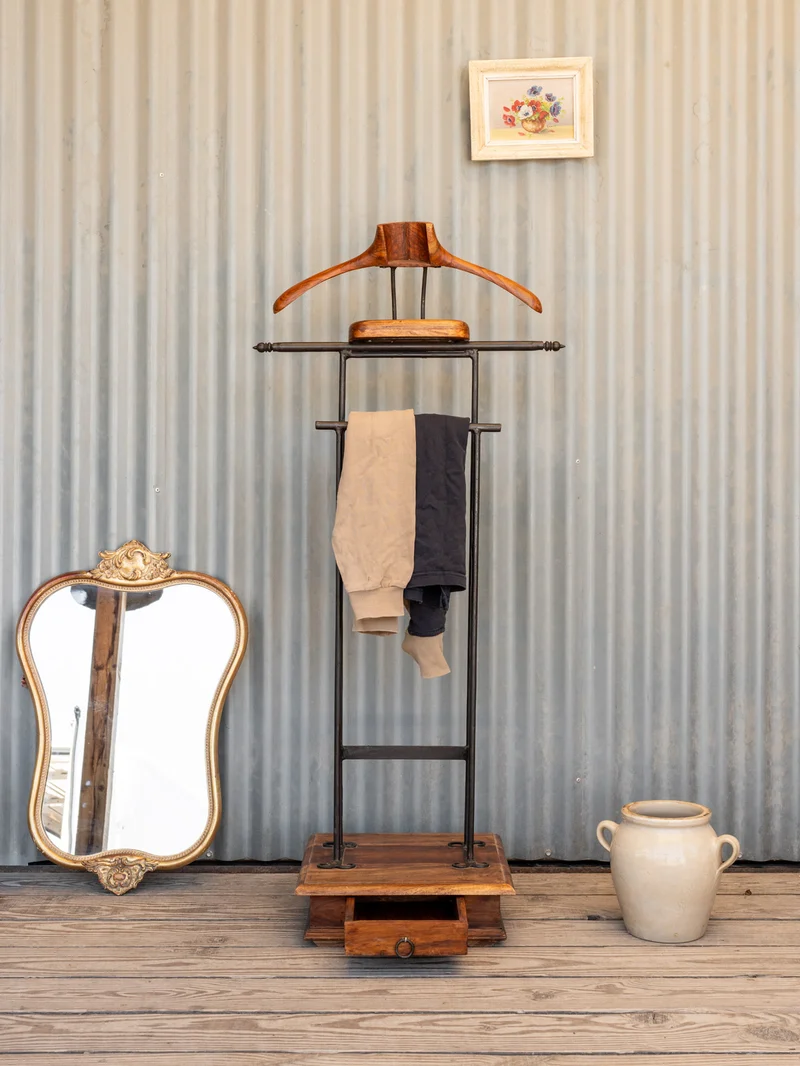 Charlie, le porte-serviette en bois et métal N°238