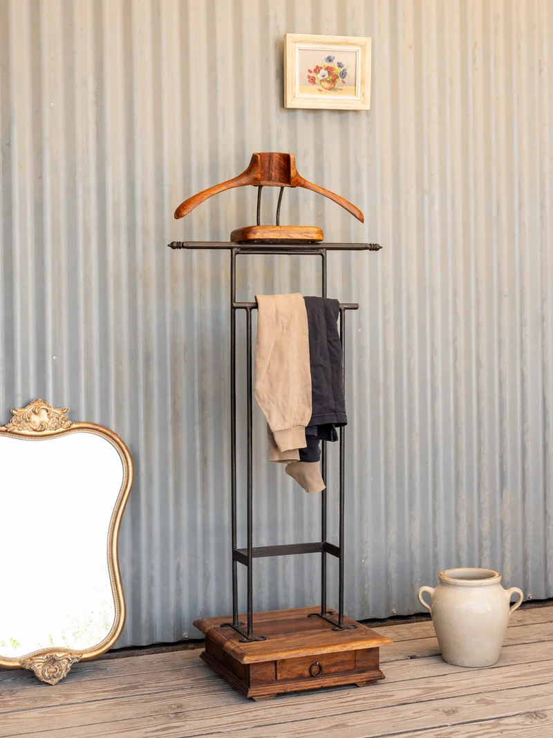 Charlie, le porte-serviette en bois et métal N°238