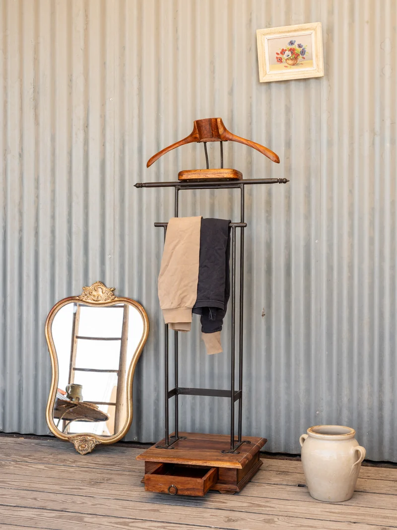 Charlie, le porte-serviette en bois et métal N°238