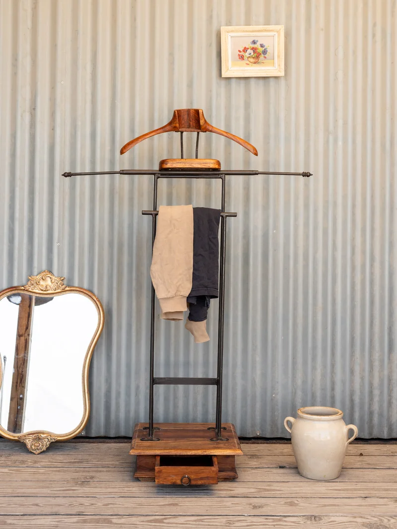 Charlie, le porte-serviette en bois et métal N°238