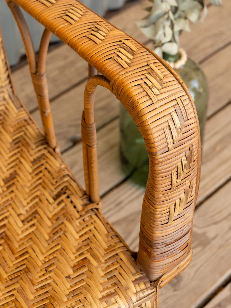 Ernest, le fauteuil en osier N°1096