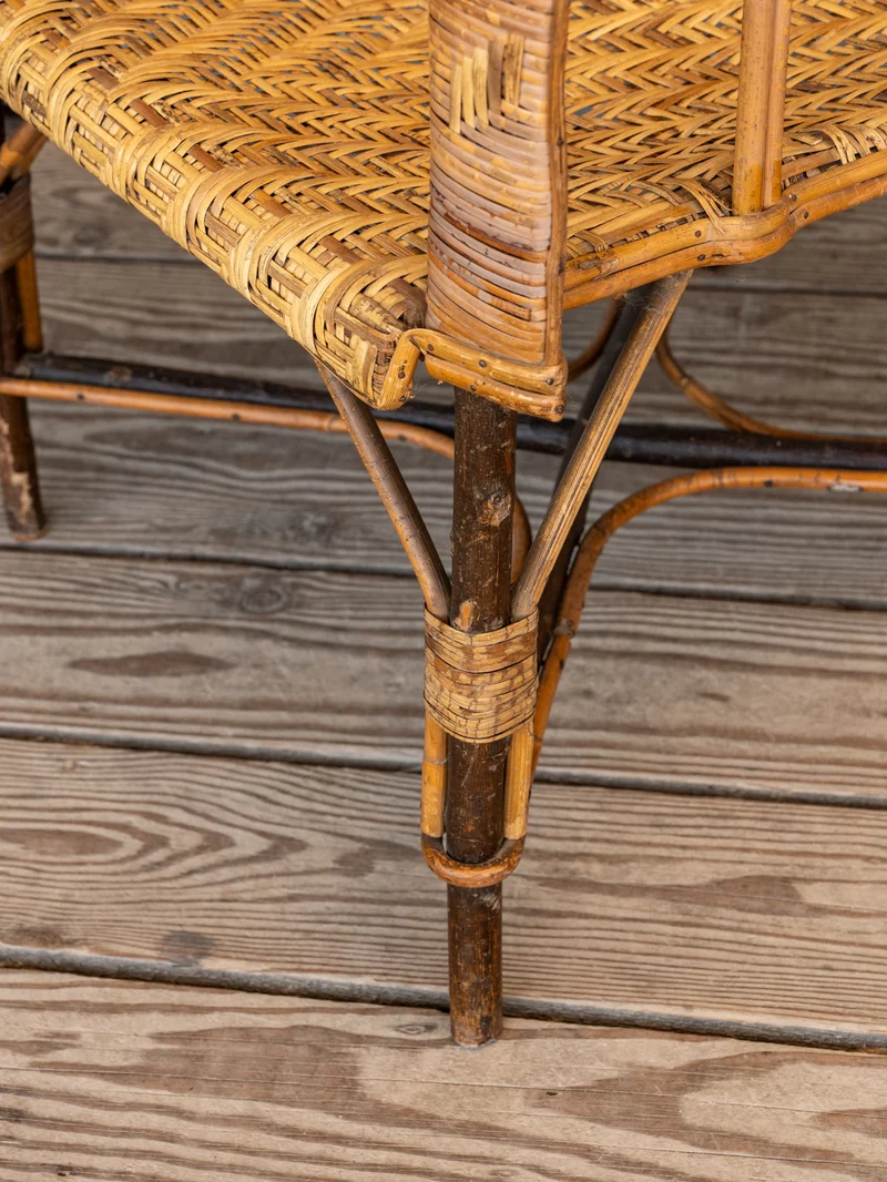 Ernest, le fauteuil en osier N°1096