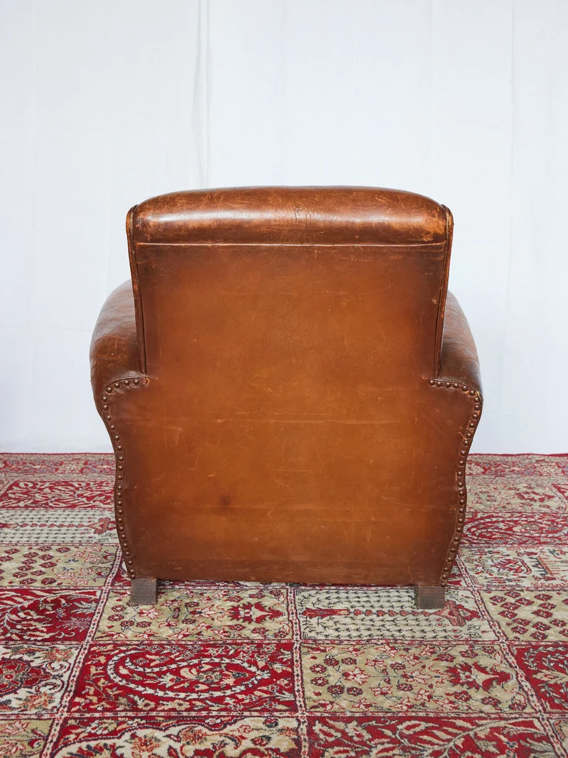 Ernest, le fauteuil club en cuir N°1103